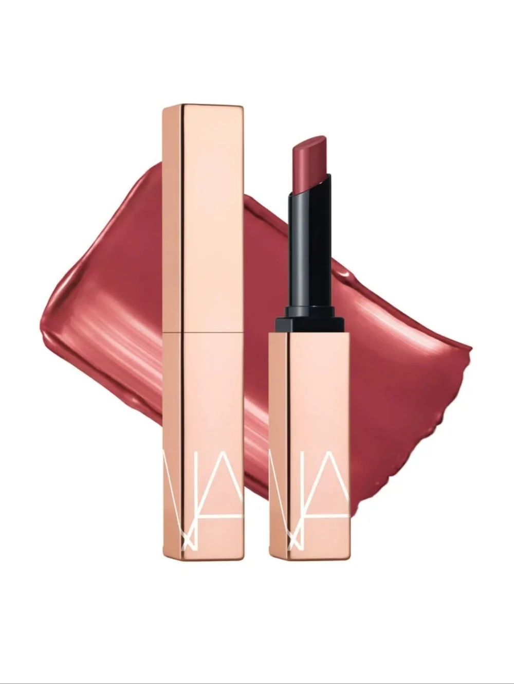 🌺NARS Turned On Afterglow Sensual Shine Lipstick Berry Red